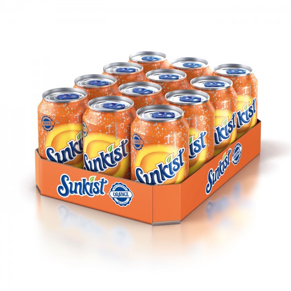 Sunkist Limonade Orange 12er Tray