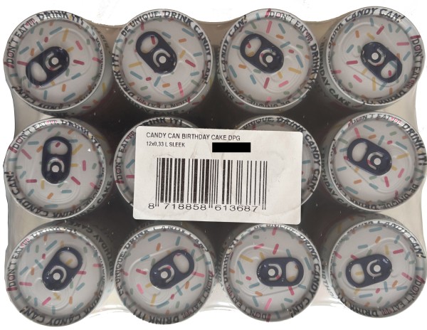 CANDY CAN BIRTHDAY CAKE 12er Tray