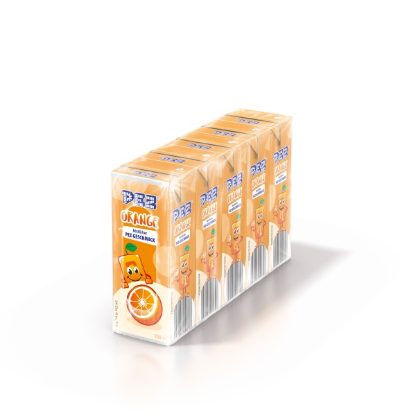 PEZ Orange 5er-Box