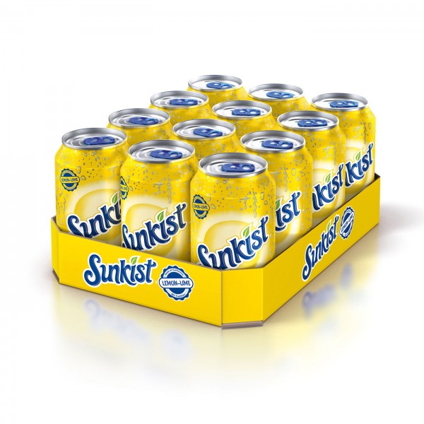 Sunkist Limonade Lemon-Lime 12er Tray