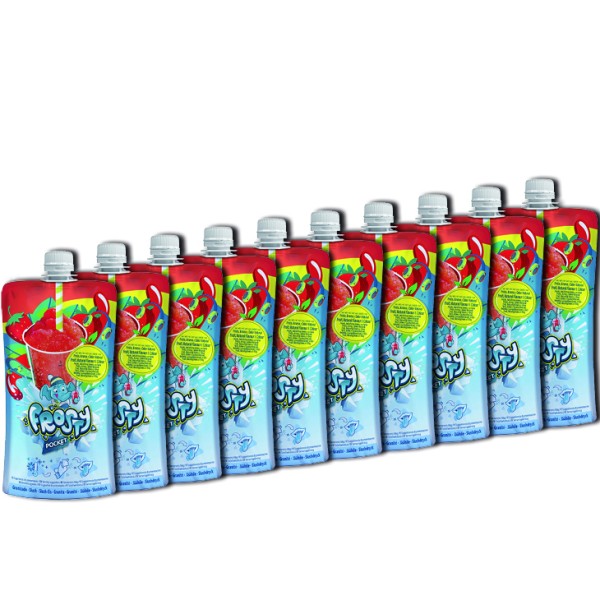 Frosty Pocket Strawberry 10x150 ml