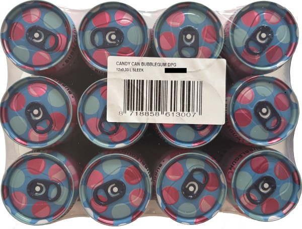 CANDY CAN BUBBLEGUM 12er Tray