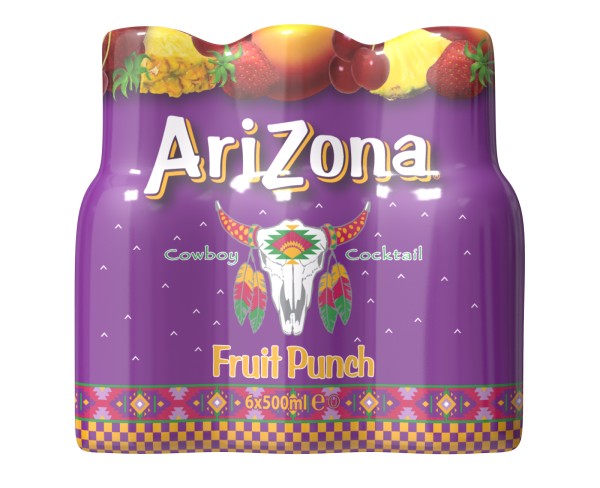 AriZona Fruit Punch Cowboy Cocktail 6x500ml PET
